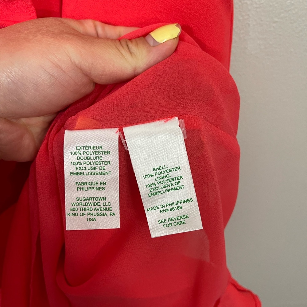 Lilly Pulitzer NWOT Adalee Shift Dress Pink Size 4 in Red - Picture 7 of 12